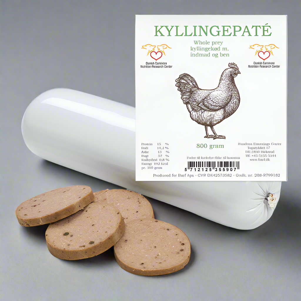 Kjúklingapaté m/ innmat og beinum - 800gr