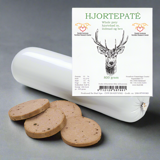 Hjartardýrapaté m/ innmat og beinum - 400gr