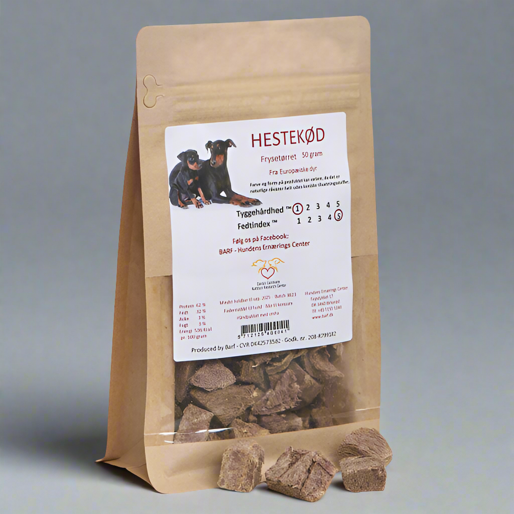 Hestabitar - frostþurrkaðir - 50gr