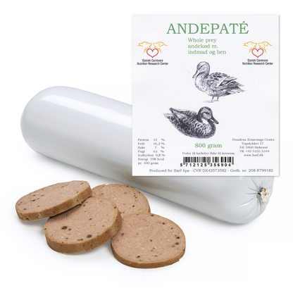 Andapaté m/ innmat og beinum - 400gr