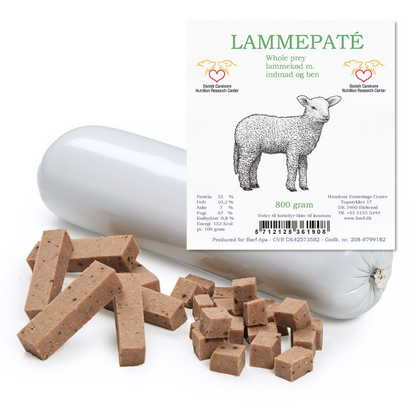 Lambapaté m/ innmat og beinum - 800gr